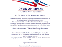 Tablet Screenshot of davidoppermancpa.de